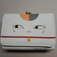 夏目友人帳 ニャンコ先生 3つ折財布 がま口