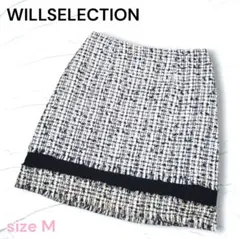WILLSELECTION ツイードミニスカート Mサイズのサムネイル