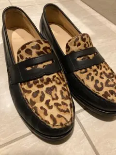 コールハーン　レオパード　豹柄　ローファー　7 1/2