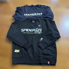 トランジスタ スパイダー トレーナー Mサイズ 2枚まとめ売り