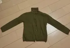 Aylesbury グリーン カーディガン+ハイネック2wayセット