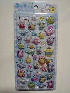 うるちゅるポップ　サンリオ　シール　ボンボンドロップ　プリン　シナモ　ポチャッコ