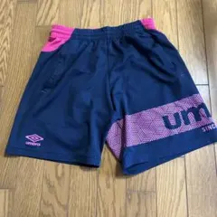 umbro ネイビー ピンク ハーフパンツ