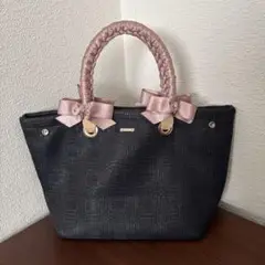 Lecriative レクリエイティブ ジャガード トートバッグ