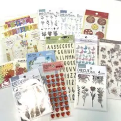 コラージュ　素材　シール　まとめ売り