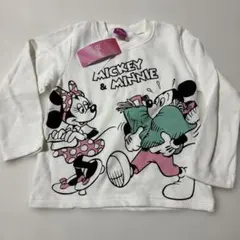 ミッキー ミニー Tシャツ 100cm ホワイト