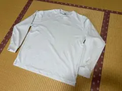 UNIQLO エアリズムコットンクルーネックTシャツ 長袖/ホワイトのサムネイル