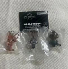 ズートピア2　めじるしアクセサリー ニックA ジュディA ニブルス まとめ売り