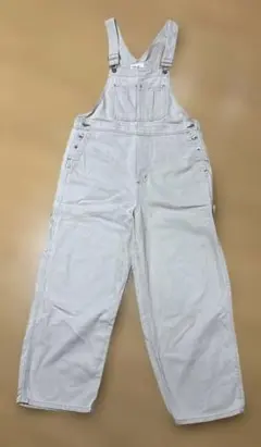 niko and Mクリーム色 ボタン付き　サロペット　サイズ③ オーバーオール