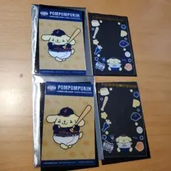 サンリオ　タイトーくじ　侍ジャパン　G賞　クリアカード　ポムポムプリン