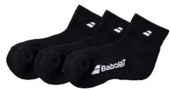 バボラ［テニス／レディース］クラブ3Pショートソックス BWS4835Cブラック