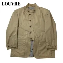 ✨LOUVRE✨ルーブル　ジャケット　コート　ステッチ　ベージュ　スタンドカラー
