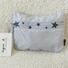 【未使用】アニエスベー 小物入れ ポーチ 化粧ポーチ グレー