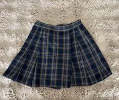 ユニクロ　チェック柄キュロットスカート　150