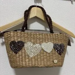 【レア❤︎美品】anatelier リボン付きカゴバッグ anatelier - アナトリエ 幻のリボンカゴバッグの通販 by たかこ