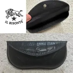【未使用】イルビゾンテ　レザーグラスケース　メガネケース