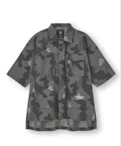 新品 GU UNDERCOVER コラボ ファティーグシャツ 半袖 迷彩 カモ柄のサムネイル
