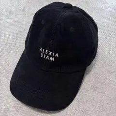 ALEXIA STAM キャップ 山中美智子 コーデュロイ 刺繍 CAP 帽子のサムネイル