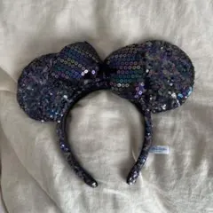 ミッキー型スパンコールカチューシャ