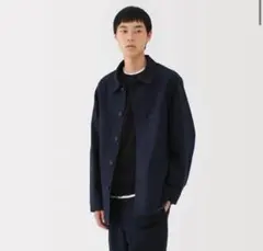 木の実から作ったカポック混モールスキン　カバーオール