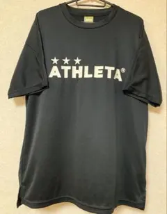 ※週末SALE※ATHLETA アスレタ 【O】ブラック 半袖 プラシャツ