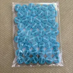 ペットボトルキャップ　54個　やかんの麦茶　青