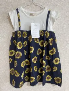 タグ付き⭐︎ひまわり　Tシャツ　110