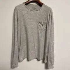 Polo Ralph Lauren グレー 長袖ポケット付きカットソー L
