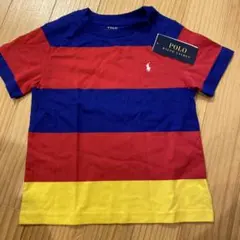 新品未使用　タグ付き　ポロラルフローレン Tシャツ　100 3/3T