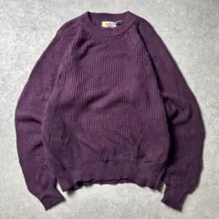 90s Southern Classics アクリルニットセーター バーガンディ