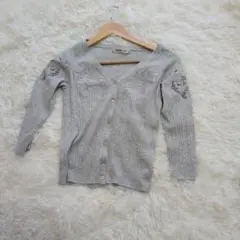 Apuweiser-riche グレー カーディガン