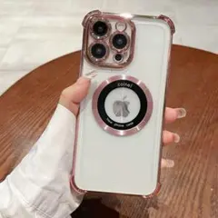 iPhone13promaxケース MagSafe対応クリア 耐衝撃 レンズ保護