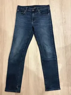 ユニクロ メンズ デニムパンツ インディゴブルー スリムフィット