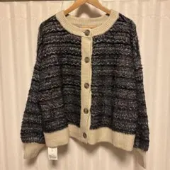 coenブラック カーディガン Mサイズ