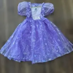 プリンセスドレス パープル キッズ用のサムネイル