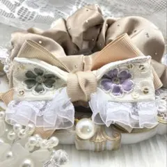 Tomo3 様お取引中⭐4056⭐❣️大人可愛い❣️高見えインド刺繍リボン