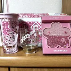 スタバ 桜 グラスタンブラー＆マグカップ＆コースター 3点セット