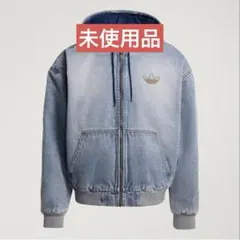 adidas デニムパテッドジャケット フーディー 2XLのサムネイル