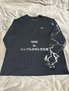 【美品】Nike ナイキ ブラック 長袖シャツ XL
