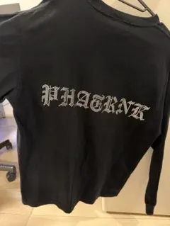 PHATRNK ラインストーン 長袖Tシャツ ブラック Mサイズ