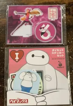 ベイマックス　アクリルスタンド　ハニーレモン　F賞　ダイカットステッカー　I賞