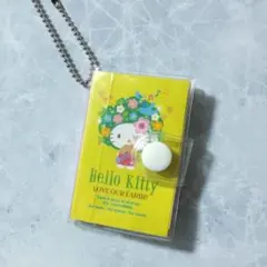 平成レトロ　ハローキティ　豆本　ミニノート　キーホルダー　シールつき　メモ帳