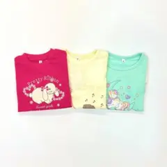 子供服 女の子 90cm 長袖 Tシャツ まとめ売り 新品 TFN3-2