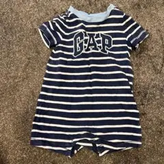 babyGap ストライプロンパース 6-12ヶ月