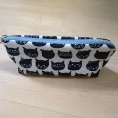 猫柄ペンケース　ハンドメイド