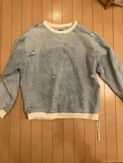 ZARA ライトブルー デニムトレーナー M