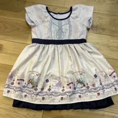 axes femme kids プリンセスワンピース 半袖