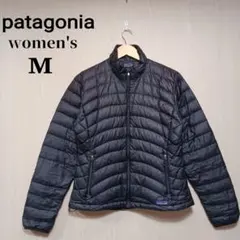 patagonia レディースダウンジャケット M ブラック 黒色のサムネイル