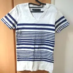 ボーダーTシャツ　Lサイズ　メンズ