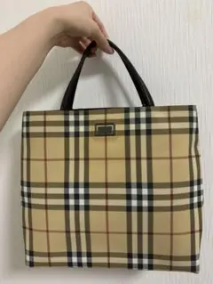 お値下げ相談有り！ノバチェック　BURBERRYトートバッグ